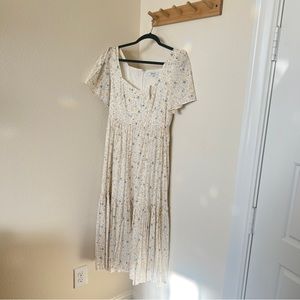 Madewell flowy floral midi / maxi dress